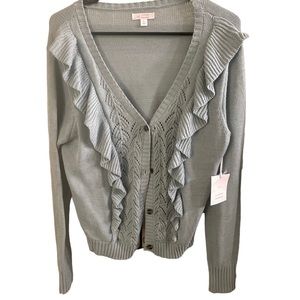 Lauren Conrad cornflower blue cardigan